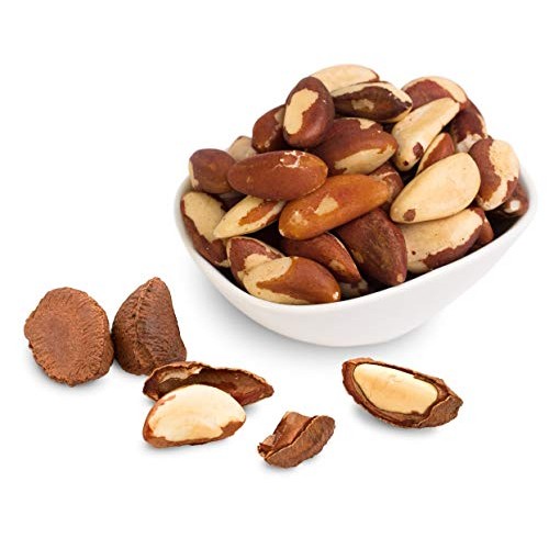 Whole, Shelled &Amp; Raw Brazil Nuts By Farm Fresh Nuts | 1 Lb Bag O