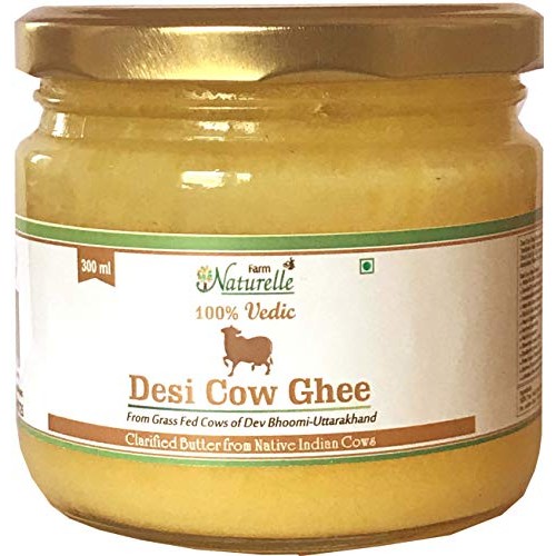 Farm Naturelle Desi Cow Ghee - 100 % Pure Ghee From A2 Milk - 30