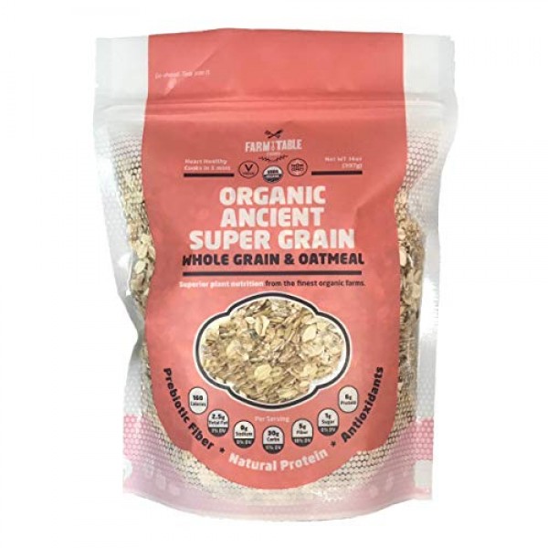 Farm To Table Foods Llc Organic Oatmeal Combination 3 pack 2-14...
