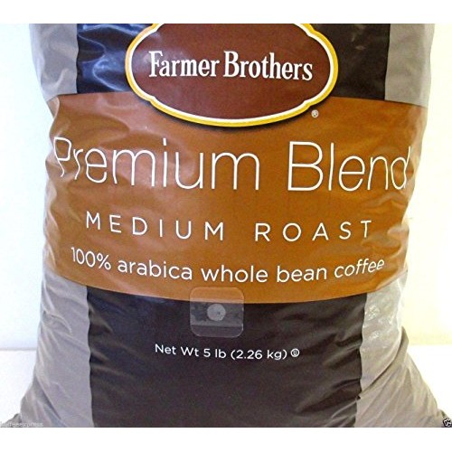 Farmer Brothers Premium Blend 100% Arabica Whole Bean Coffee - 5
