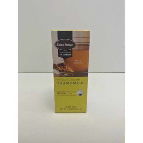 Farmer Brothers Premium: Chamomile Hot Tea - 2/25 Ct Boxes