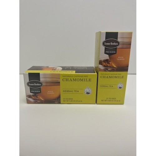 Farmer Brothers Premium: Chamomile Hot Tea - 2/25 Ct Boxes