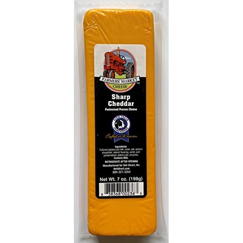 Farmers Market Sharp Cheddar 7oz Cheese Block
