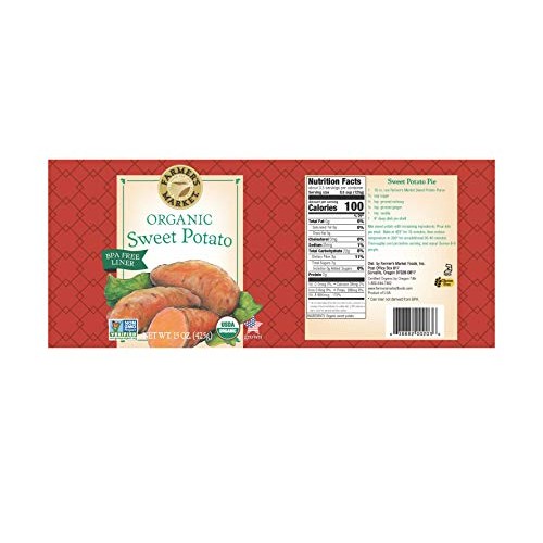 Farmers Market Organic Sweet Potato Puree, 15-Ounce Cans Pack