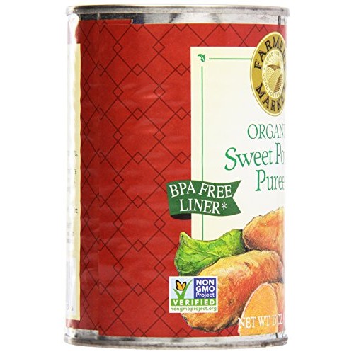 Farmers Market Organic Sweet Potato Puree, 15 Oz
