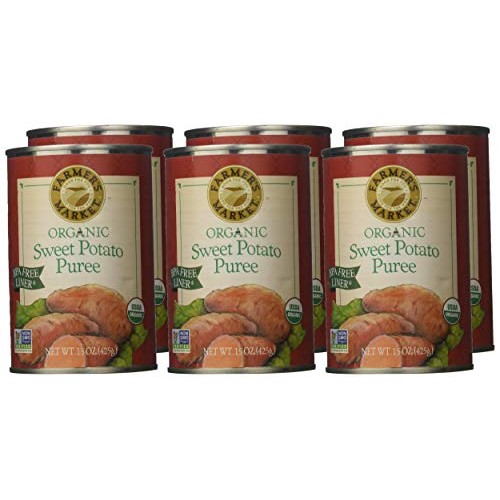 Farmers Market: Organic Sweet Potato Puree 6 X 15 Oz