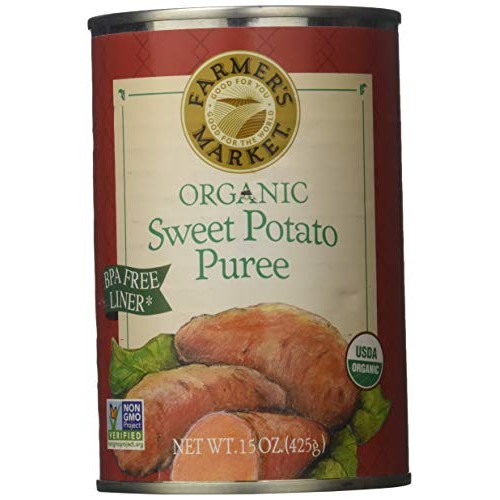 Farmers Market: Organic Sweet Potato Puree 6 X 15 Oz