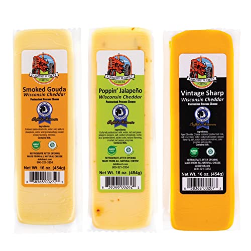 Farmers Market Farmers Market Wisconsin Sharp Cheddar, Smoked...