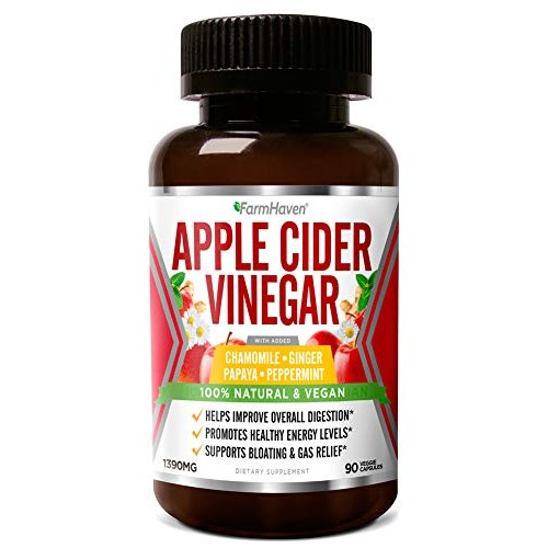Apple Cider Vinegar Capsules With Ginger, Papaya &Amp; Chamomile | 1