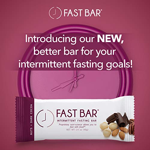 Fast Bar, Nuts &Amp; Dark Cocoa, Gluten Free, Plant Based Protein Ba