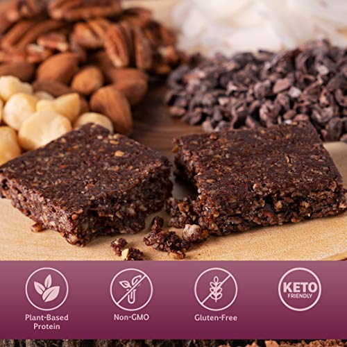 Fast Bar, Nuts &Amp; Dark Cocoa, Gluten Free, Plant Based Protein Ba