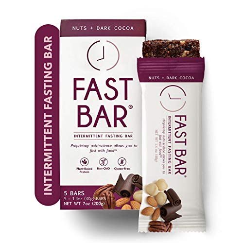 Fast Bar, Nuts &Amp; Dark Cocoa, Gluten Free, Plant Based Protein Ba