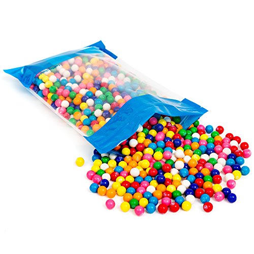 Bulk Mini Dubble Bubble Gumballs - 5 Lbs In A Resealable Bomber