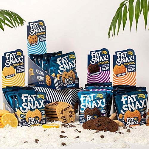 Fat Snax Keto Cookies - Low Carb And Sugar Free Keto Snacks Var