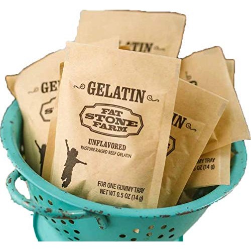 Fat Stone Farm Kosher Beef Gelatin Powder Unflavored - - 2 X S