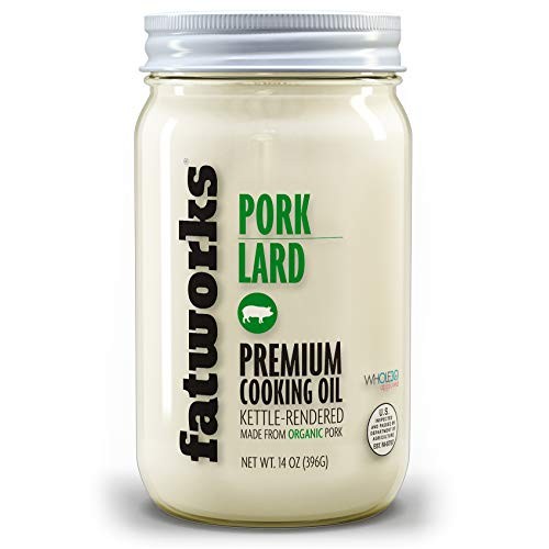 Fatworks, Organic Free Range Pork Lard, Non-Gmo, 100% Certified