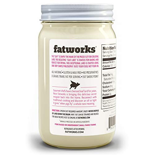 Fatworks, Pasture Raised Leaf Lard, A.K.A. Bakers Lard, Artis