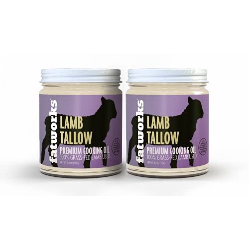 Fatworks Premium Lamb Mutton Tallow, 100% Grass-Fed Grass-Fini