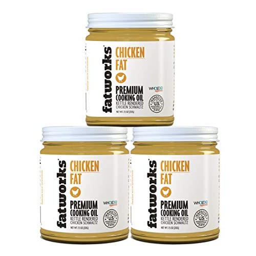 Fatworks, Premium Usda Organic Chicken Fat 3 Pack, Ultimate Cook
