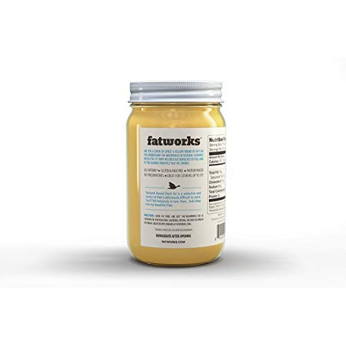 Fatworks, Usda Cage Free Duck Fat, Premium Gourmet Cooking Oil,