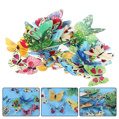 Favomoto Set Of 40 Piece Edible Butterflies Cake &Amp; Cupcake Toppe