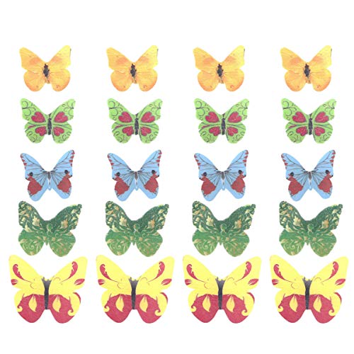 Favomoto Set Of 40 Piece Edible Butterflies Cake &Amp; Cupcake Toppe