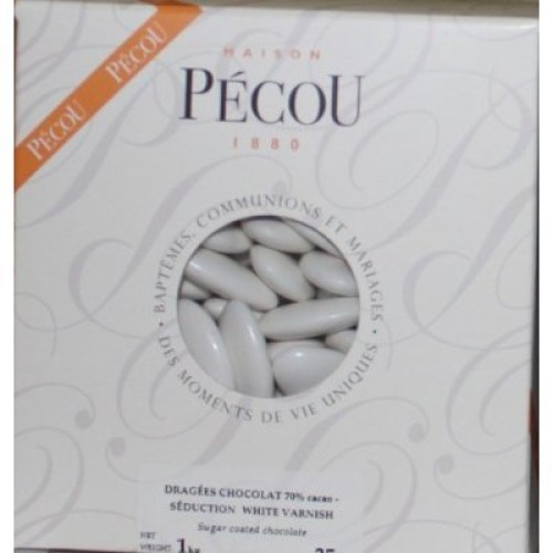 Superior White French Chocolate Dragées - 1 Pound