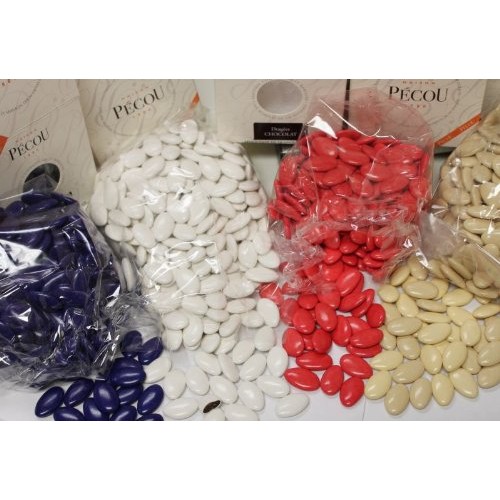 Superior White French Chocolate Dragées - 1 Pound