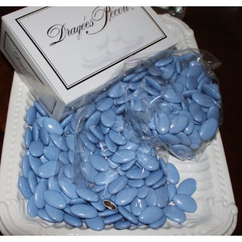 Superior Blue Lagoon Sugar Coated French Chocolate Dragées - 1 P