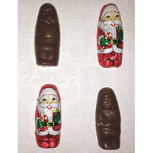 2-Pieces Of Fancy Decorated Christmas Chocolate With Porcelain S