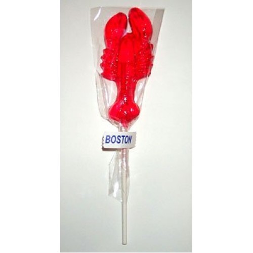 Melville Lobster Lollipop With Cherry Flavor - 12 Count