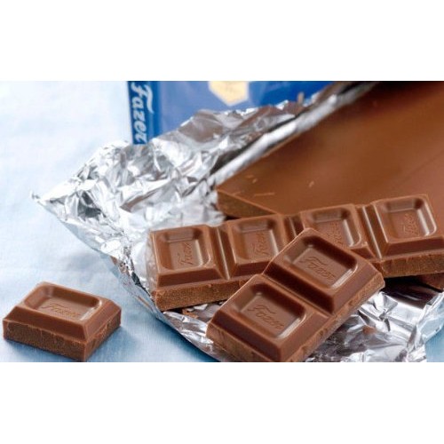 9 Bars Of Karl Fazer Finland Original Milk Chocolate