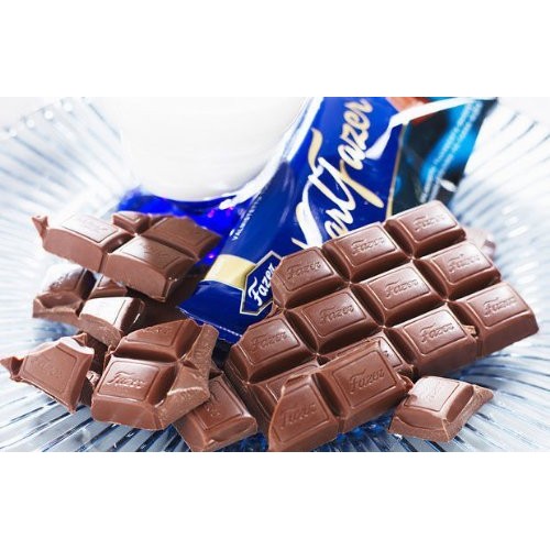 9 Bars Of Karl Fazer Finland Original Milk Chocolate