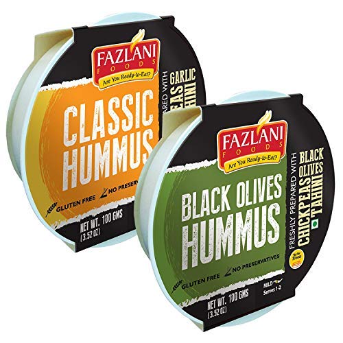 Ready To Eat Classic &Amp; Black Olives Hummus Shelf Stable &Amp; Gluten