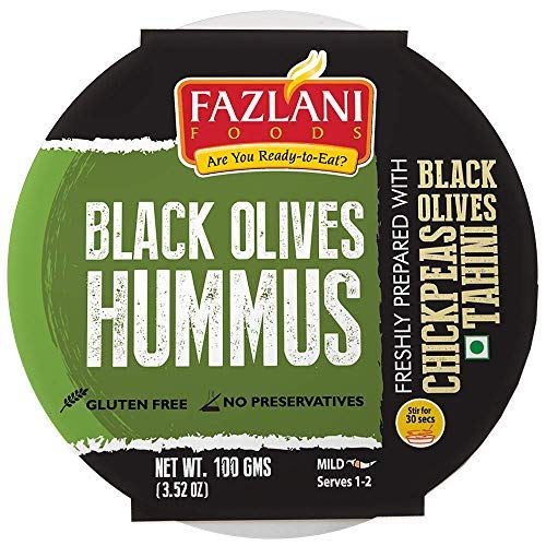 Ready To Eat Classic &Amp; Black Olives Hummus Shelf Stable &Amp; Gluten