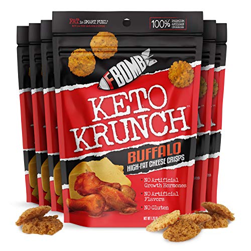 Fbomb Cheese Crisps 6 Pack: Crunchy, Oven Baked Keto &Amp; Low Carb