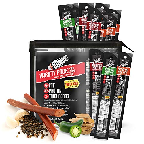 Fbomb Keto Meat Sticks - Sugar Free, Healthy Jerky Sticks | 100%