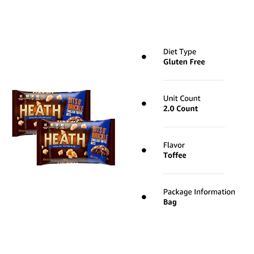 Heath Bits O Brickle Gluten-Free Rich English Toffee Bits for B...