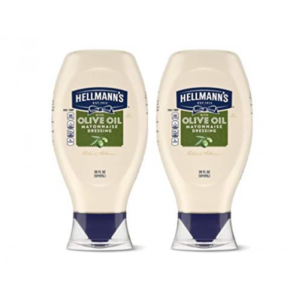 Hellmanns Premium Mayonnaise Dressing With Olive Oil Easy Squee