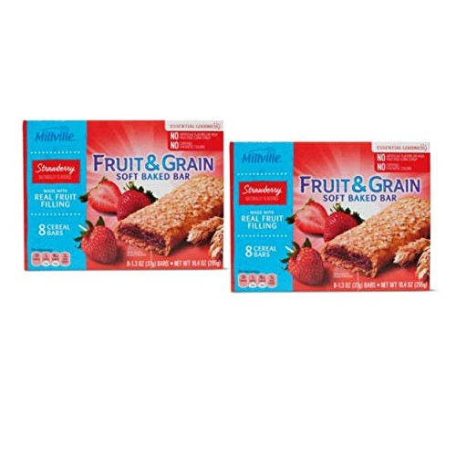 Millville Fruit &Amp; Grain Soft Baked Bar Naturally Flavored Real F