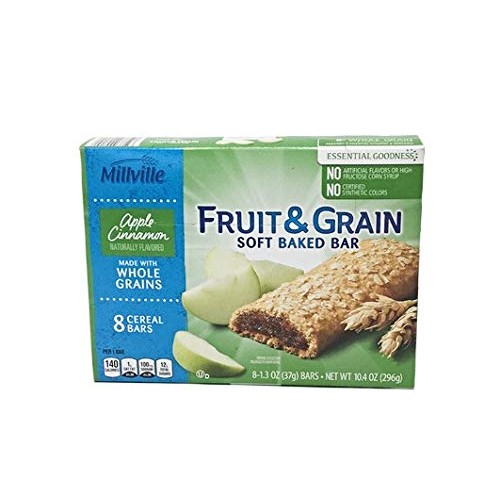 Millville Fruit &Amp; Grain Soft Baked Bar Naturally Flavored Real F