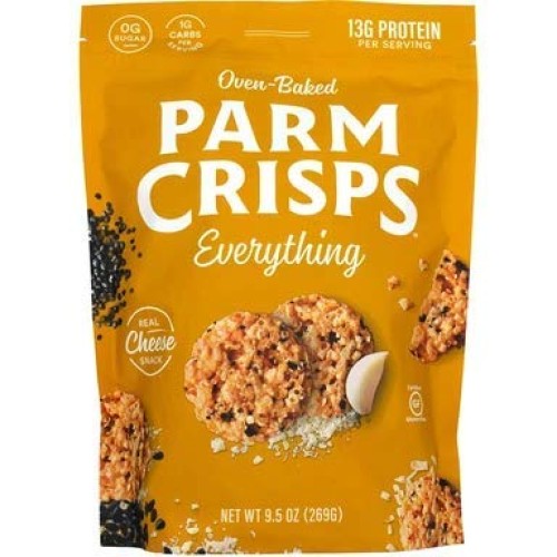 Oven-Baked Parm Crisps Everything Real Cheese Gluten-Free Protei