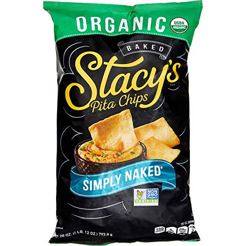 Stacys Organic Twice Baked Simply Naked Pita Chips - 1Lb 12 Oz.