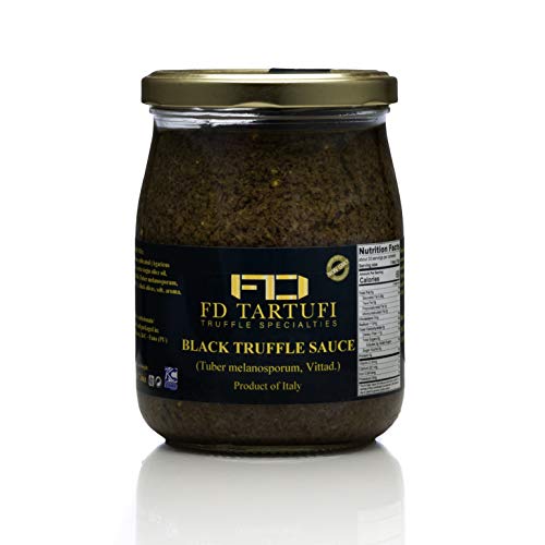 Fd Tartufi Black Truffle Sauce 500G 17.63Oz, Tuber Melanospo