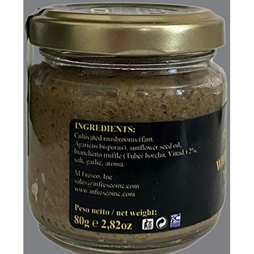 Fd Tartufi White Truffle Tapenade 80G 2.82Oz - Tuber Borchii