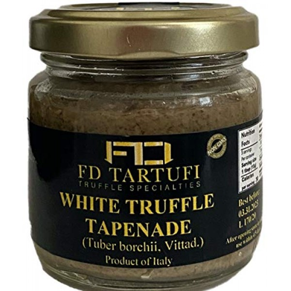 Fd Tartufi White Truffle Tapenade 80G 2.82Oz - Tuber Borchii
