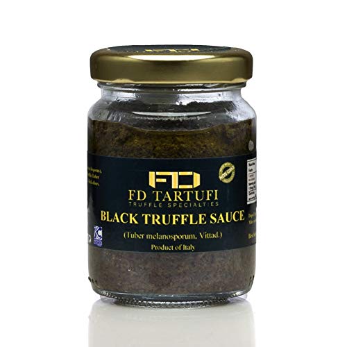 Fd Tartufi Black Truffle Sauce 80G 2.82Oz, Tuber Melanosporu