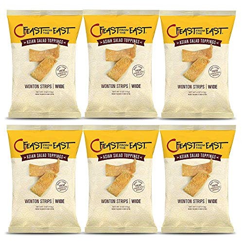 Feast From The East Asian Salad Toppings - Wonton Strips - All-N