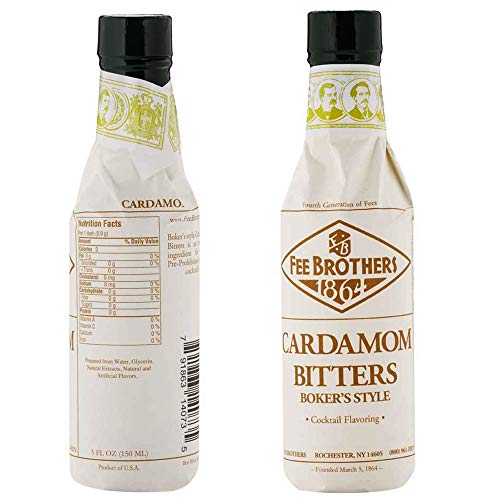 Fee Brothers Cardamom Bokers Style Cocktail Bitters - 5 Oz