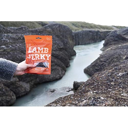 Lamb Jerky | Sea Salt &Amp; Herbs | Free Range | Non-Gmo | Six-Pack